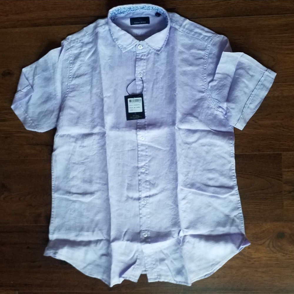 Toscano Mens Linen Shirt